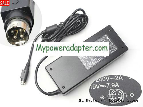 ACBEL APL3AD25 Power AC Adapter 19V 7.9A 150W ACBEL19V7.9A150W-4PIN