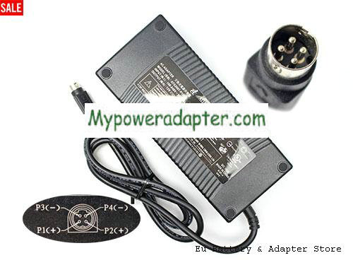 ADAPTER TECH ATS200T-P120 Power AC Adapter 12V 16A 192W ADAPTERTECH12V16A192W-4PIN-SZXF