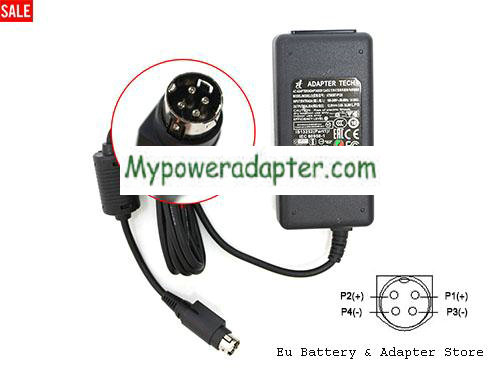 ADAPTER TECH ATS036T-P120 Power AC Adapter 12V 3A 36W ADAPTERTECH12V3A36W-4PIN-SZXF
