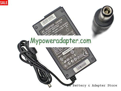 AOC ADPC12416AB Power AC Adapter 12V 3.75A 45W AOC12V3.75A45W-5.5x2.5mm