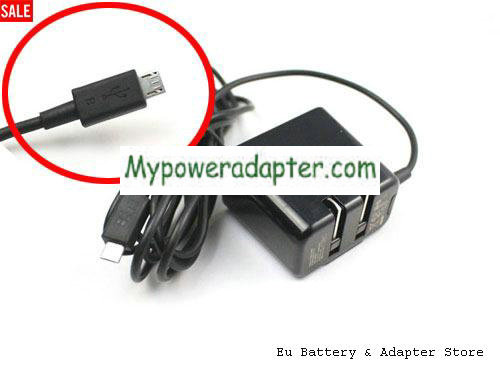 PLAYBOOK Z10 Power AC Adapter 5V 1.8A 9W Blackberry5V1.8A9W-US