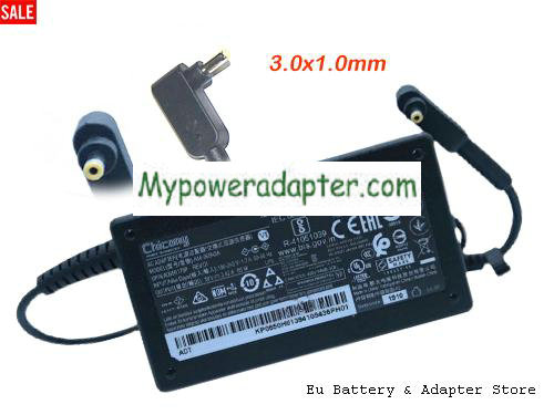 CHICONY A065R178P Power AC Adapter 19V 3.42A 65W CHICONY19V3.42A65W-3.0x1.1mm