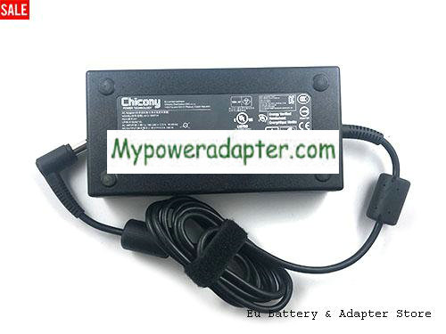 MSI GP73 8RE-033FR Power AC Adapter 19V 9.5A 180W CHICONY19V9.5A180W-7.4x5.0mm
