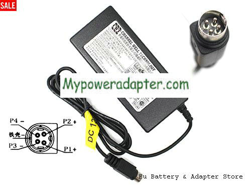 HIKVISION 7816HW Power AC Adapter 12V 5A 60W CWT12V5A60W-4Pin-type2