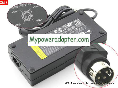 NCR 7601-3000-8801 Power AC Adapter 24V 6.25A 150W DELTA24V6.25A150W-4PIN
