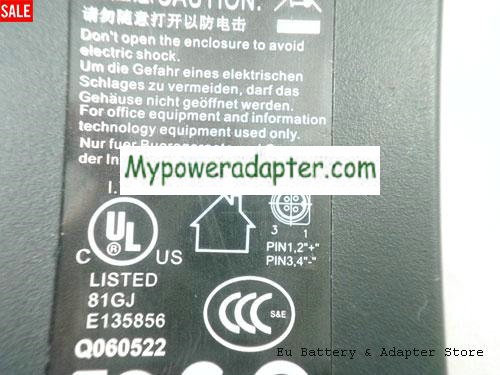 DVE DSA-90W-12 3 12080 Power AC Adapter 12V 6.67A 80W DVE12V6.6780W-4PIN