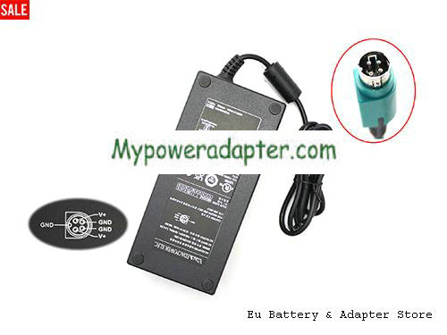Genuine EDAC EA12501B-1200 AC Adapter 12.0V 15.0A 180W Power Supply with 4 Pins