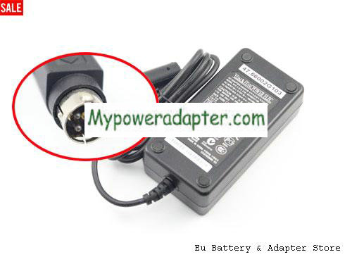 EDAC DPG2560G Power AC Adapter 12V 5A 60W EDAC12V5A60W-4PIN