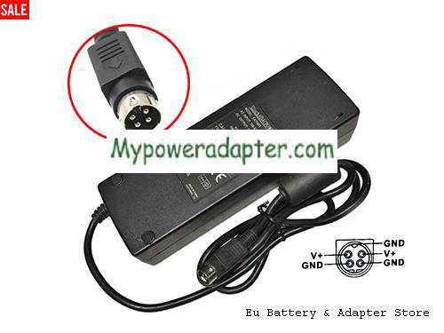 Genuine EDAC EA11603 AC Adapter 19v 7.5A 142.5W Power Supply Round With 4 Pins