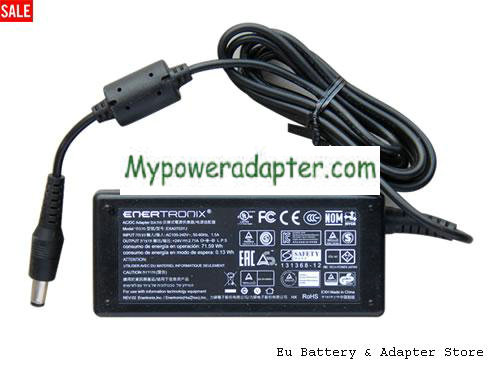 Genuine Enertronix EXA0703YJ Ac Adapter 24V 2.71A 65W Power Supply