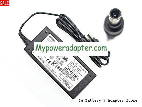 EPSON A411E Power AC Adapter 24V 1.3A 31.2W EPSON24V1.3A31.2W-6.5x4.4mm-220V