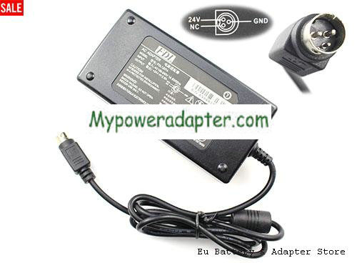 FDL PRL0602U-24 Power AC Adapter 24V 2.5A 60W FDL24V2.5A60W-3PINS-TA