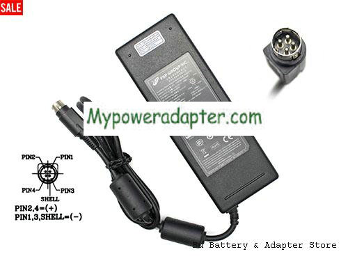 FSP FSP084-DMBA1 Power AC Adapter 12V 7A 84W FSP12V7A84W-4pin-LZRF