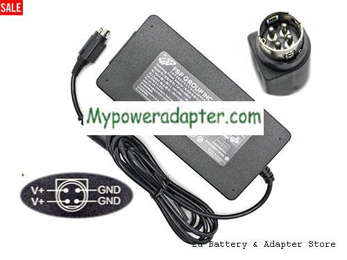 FSP 19V 6.32A AC/DC Adapter FSP19V6.32A120W-4PIN-ZZYF-thin