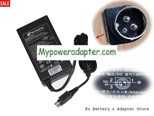 Genuine FSP FSP060-RTAAN2 AC Adapter 24v 2.5A Round with 3 pins For Printer 60W