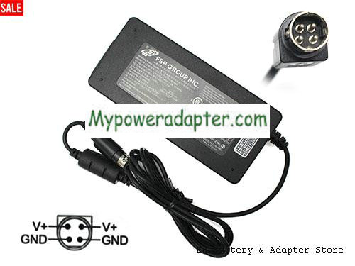 Genuine FSP FSP090-AAAN2 AC adapter 24v 3.75A 90W Switching Power Adapter Round 4 Pin