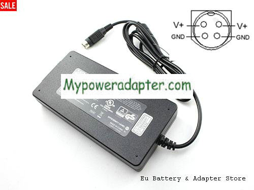 Genuine Thin FSP FSP120-AFAN2 AC Adapter 48V 2.5A 120W Power Supply Round with 4 Pin