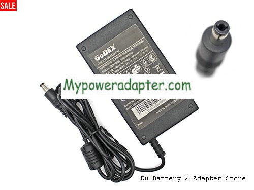 GODEX 215-300038-012 Power AC Adapter 24V 2.5A 60W GODEX24V2.5A60W-5.5x2.5mm
