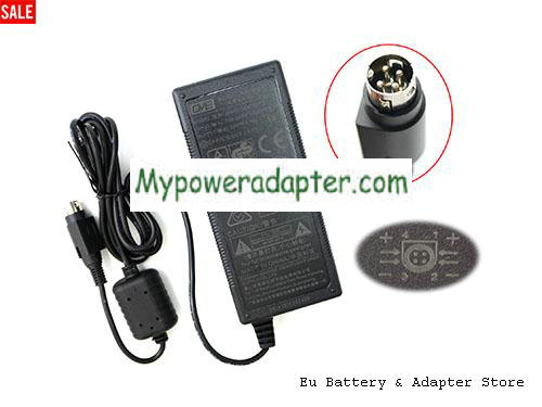 Genuine GM96-240375-F AC Adapter 24v 3.75A 90W Power Supply Round With 4 Pins