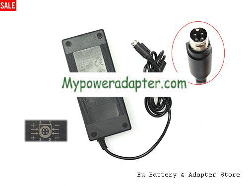 Genuine GVE GM150-2400500 AC Adapter 24v 5.0A 120W Power Supply 4 Pins