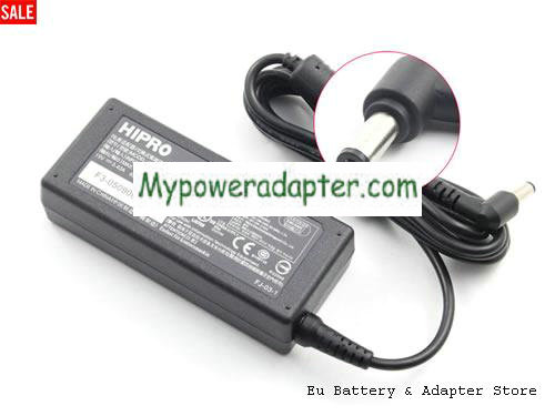 HIPRO HP-OK065B03 Power AC Adapter 19V 3.43A 65W HIPRO19V3.43A65W-5.5x2.5mm