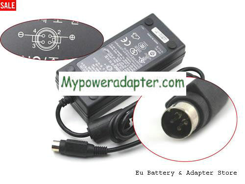 Switching Power Adapter 12V 5A for HJC HASU12FB 60W 4PIN