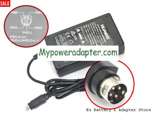 Genuine Huawei HW-60-12AC14D-1 Ac Adapter 12v 5A For VIEWPOINT 8066 8033S Series