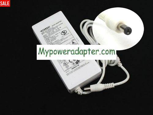 White color adapter for HYUNDAI 12V 3.5A SAD04212-UV Display Power adapter LCD charger 4