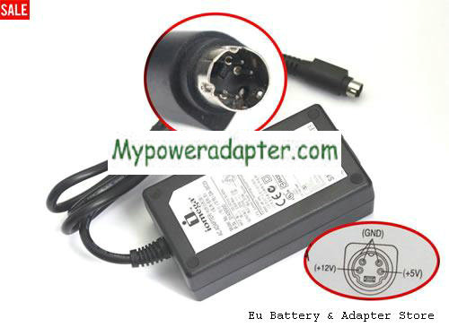 IOMEGA 689588921 Power AC Adapter 12V 1.5A 18W IOMEGA12V1.5A18W-4pin