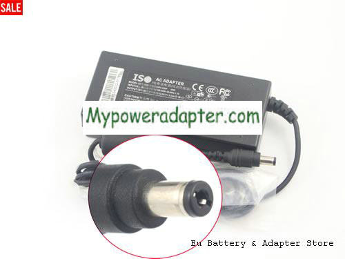 DVD TFTV4945LEDR Power AC Adapter 12V 3.33A 40W ISO12V3.33A40W-5.5x2.1mm