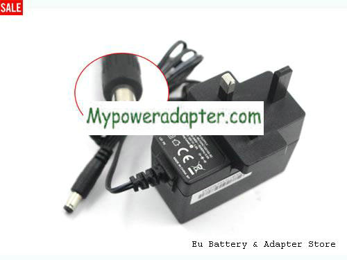 ITE MU12AC120100-B2 Power AC Adapter 12V 1A 12W ITE12V1A12W-5.5x2.5mm-UK