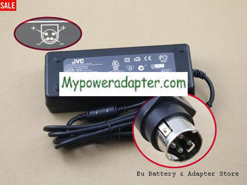 JVC HP-OW120A34 Power AC Adapter 24V 5A 120W JVC24V5A120W-4PIN