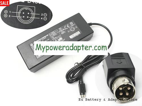 LISHIN 0227B24130 Power AC Adapter 24V 5.42A 130W LCDLS24V5.42A130W-4PIN