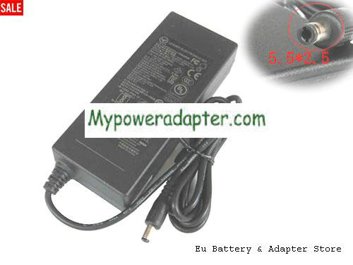 LEI 54V 1.67A AC/DC Adapter LEI54V1.67A90W-5.5x2.5mm