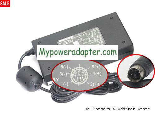 LEI NUA5-6540277-L1 Power AC Adapter 54V 2.77A 150W LEI54V2.77A150W-6pin