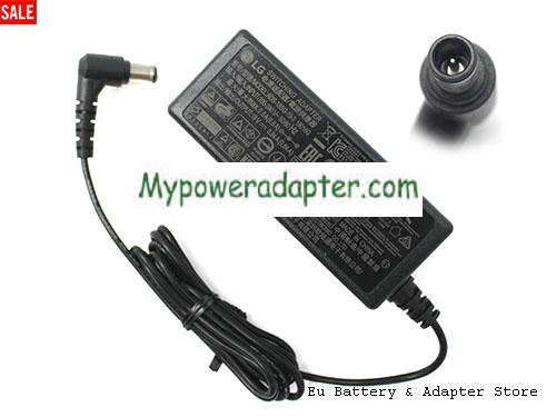 LG 22MP47HQ-P Power AC Adapter 19V 0.84A 16W LG19V0.84A16W-6.5x4.4mm