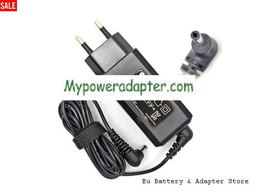 Genuine Black EU Style LG EAY63070101 Ac Adapter ADS-40MSG-19 19040GPK 19V 2.1A Power Su