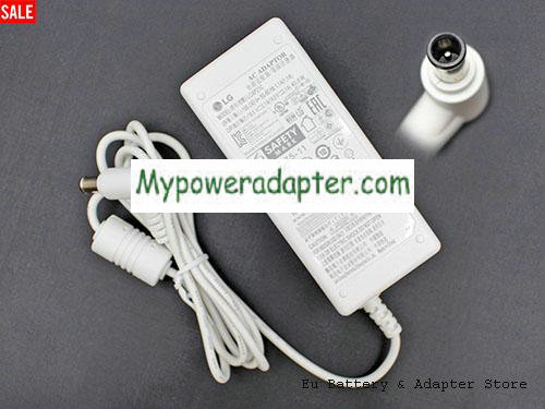 LG LCAP16B-E Power AC Adapter 19V 2.1A 40W LG19V2.1A40W-6.5x4.4mm-W