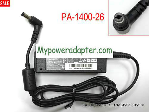 Genuine Liteon PA-1400-26 ac adapter 19v 2.1A For acer S220HQL S190WL G246HL Monitor