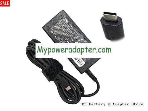 LITEON 20V 2.25A Type-C Ac Adapter for HP SPECTRE 13 SPECTRE X360 13-W013DX Power