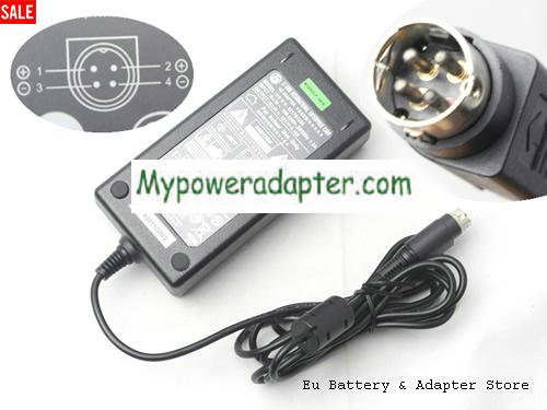 ALDELO POS MONITOR Power AC Adapter 12V 4.16A 50W LS12V4.16A50W-4PIN