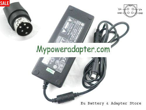 PATRIOT PCNASJV35S4-AU Power AC Adapter 12V 8.33A 100W LS12V8.33A100W-4PIN