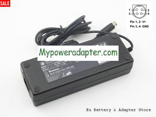 LI SHIN 0452B2490 Power AC Adapter 24V 3.75A 90W LS24V3.75A90W-4PIN-SZXF