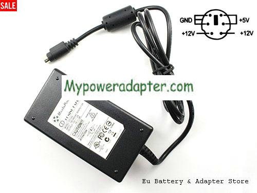 COMING DATA CP1205 CLASS I (EARTHED) Power AC Adapter 12V 2A 24W MAXINPOWER12V2A24W-7PIN