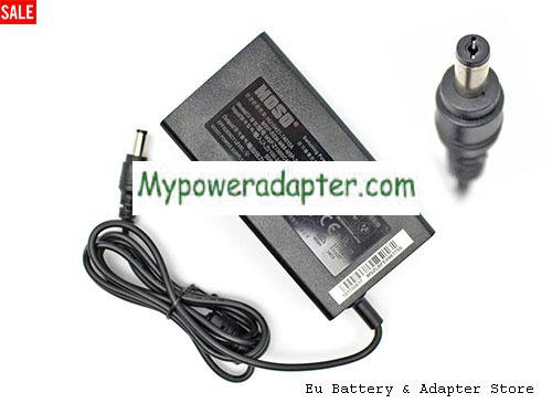 HIKVISION DS-7604NI-K1/4P(B) Power AC Adapter 48V 1.36A 65W MOSO48V1.36A65W-5.5x1.7mm