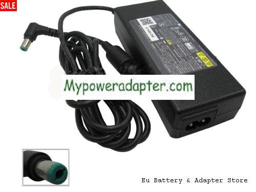 NEC PC-VP-BP48 Power AC Adapter 15V 5A 75W NEC15V5A75W-6.0x3.0mm