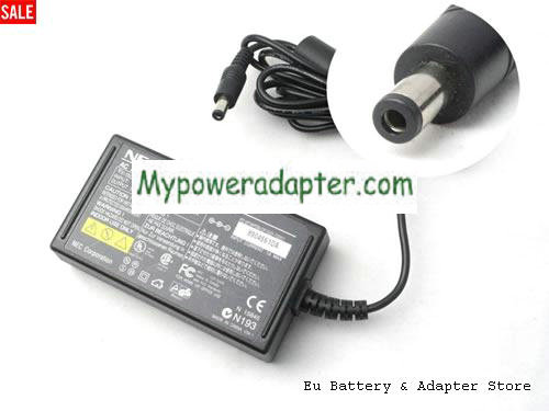 NEC PA-1510-19 Power AC Adapter 19V 2.64A 50W NEC19V2.64A50W-5.5X2.5mm