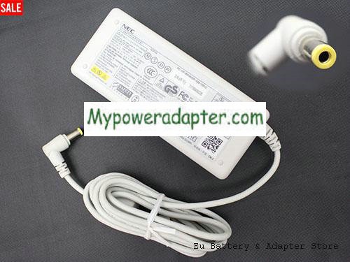 Genuine White NEC PC-VP-WP45 Ac Adapter 19V 3.16A 60W ADP-60NH Power Supply
