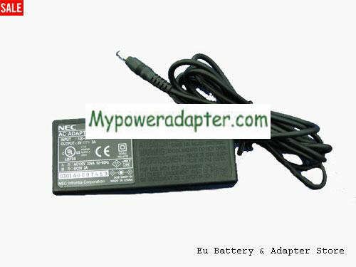 NEC ADPI008 Power AC Adapter 5V 3A 15W NEC5V3A15W-5.5x2.5mm