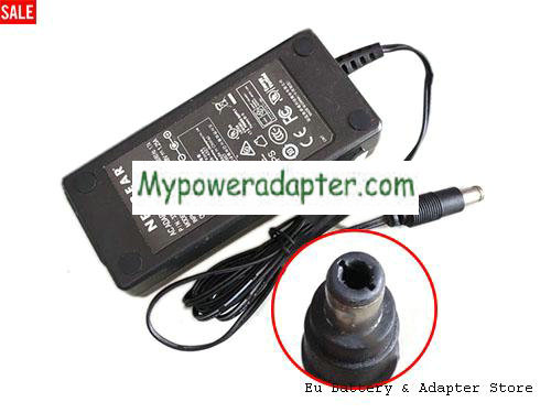 NETGEAR NU60-F480125-I1NN Power AC Adapter 48V 1.25A 60W NETGEAR48V1.25A60W-6.3x3.0mm